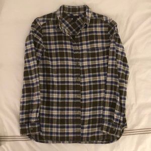 J.Crew Plaid Flannel Shirt - Classic Fit